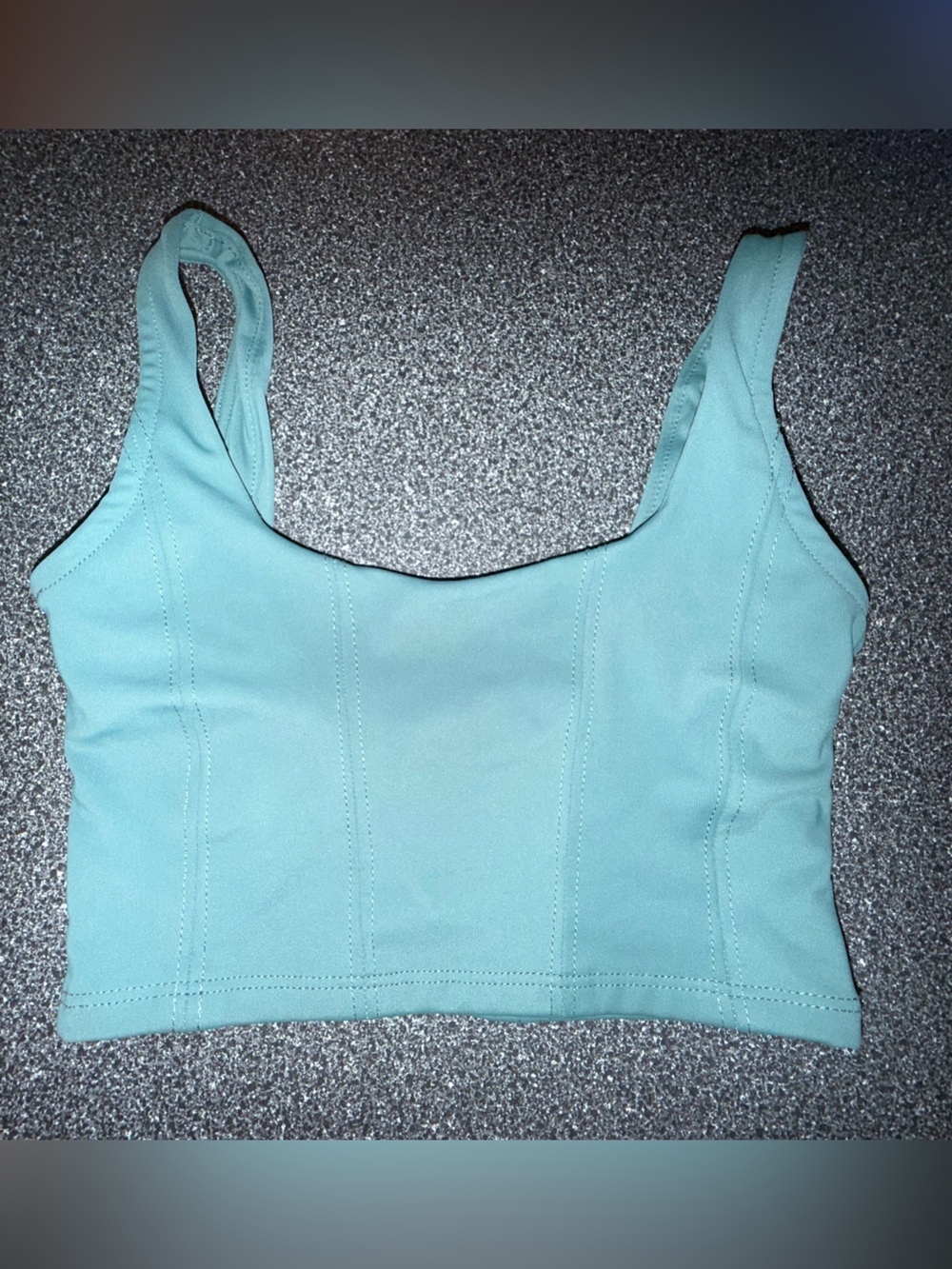 Tiger Friday Dance Green Crop Tank Top Size Child Large